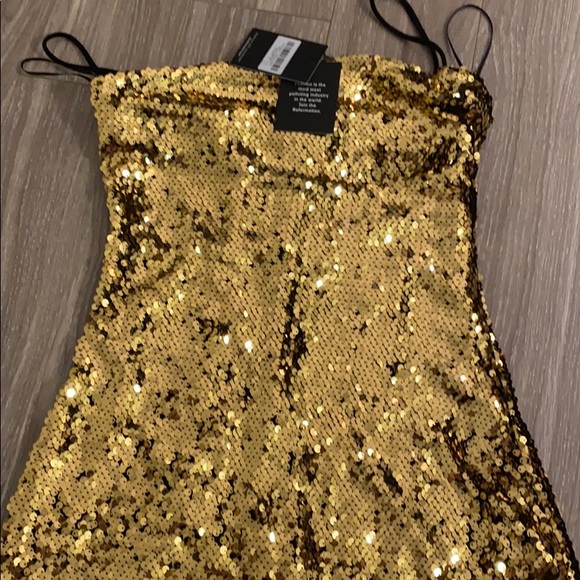 reformation sequin dress
